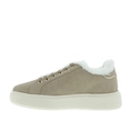 Blauer Sneakers Beige