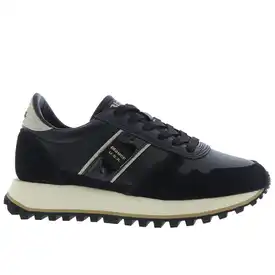 Blauer Sneakers Zwart