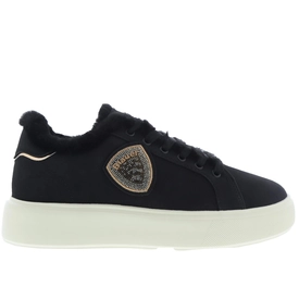 Blauer Sneakers Zwart