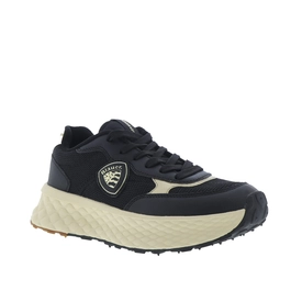 Blauer Sneakers Zwart
