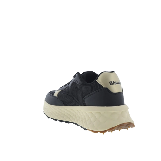 Blauer Sneakers Zwart