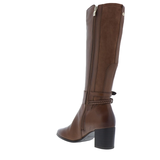 Caprice Lange laarzen Cognac
