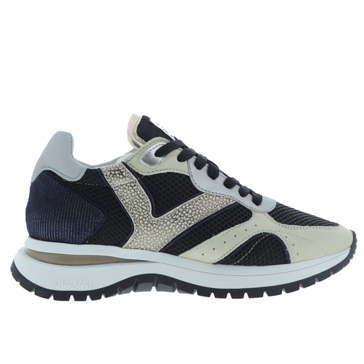 Via Vai Sneakers Zwart