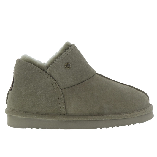 Warmbat Damespantoffels Taupe
